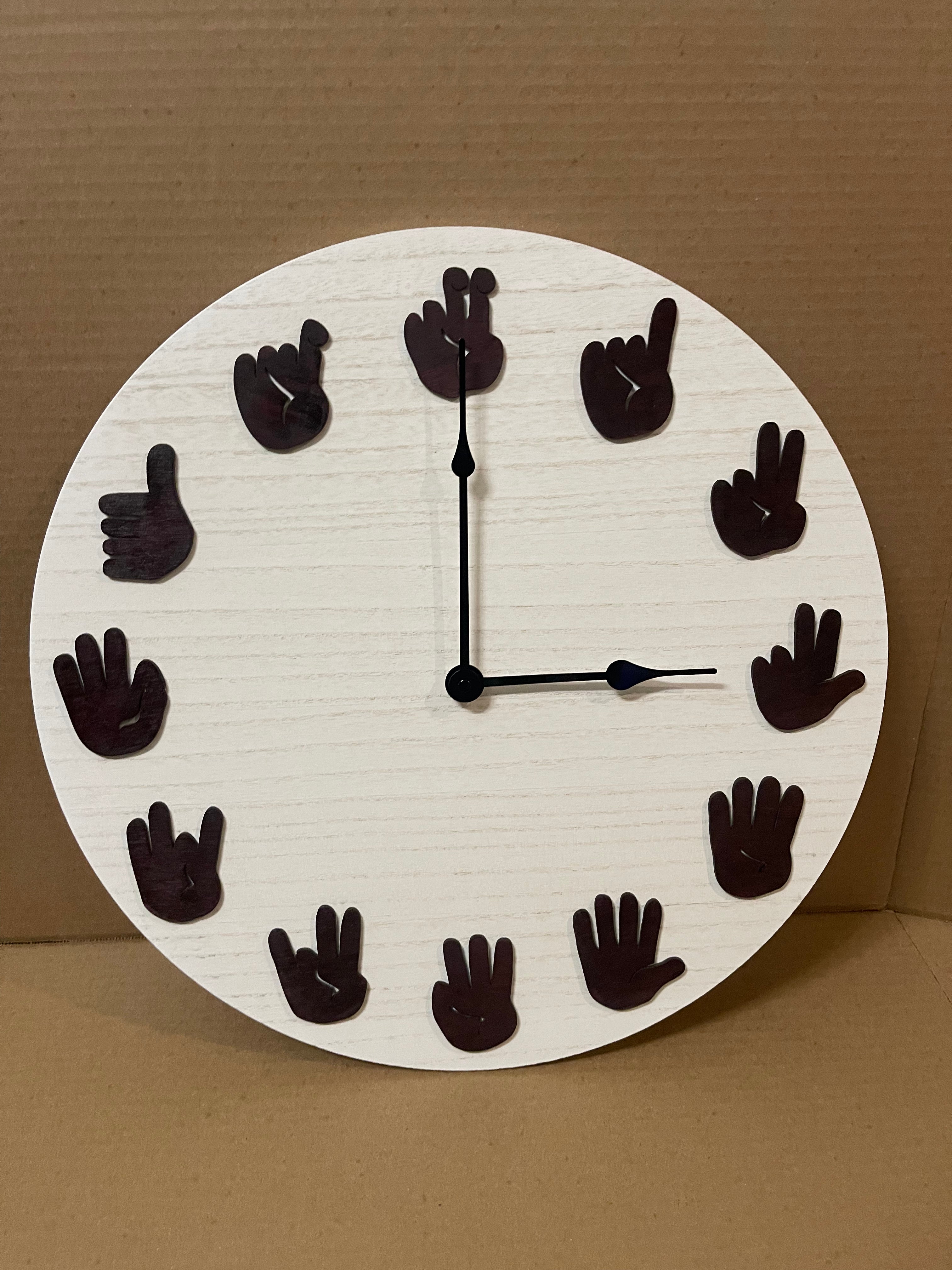 ASL Clock - Black Cherry with Traditional movements