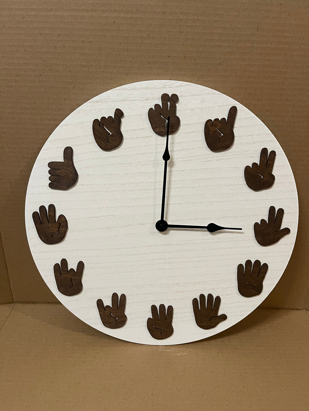 ASL Clock - Dark Walnut with Traditional movements
