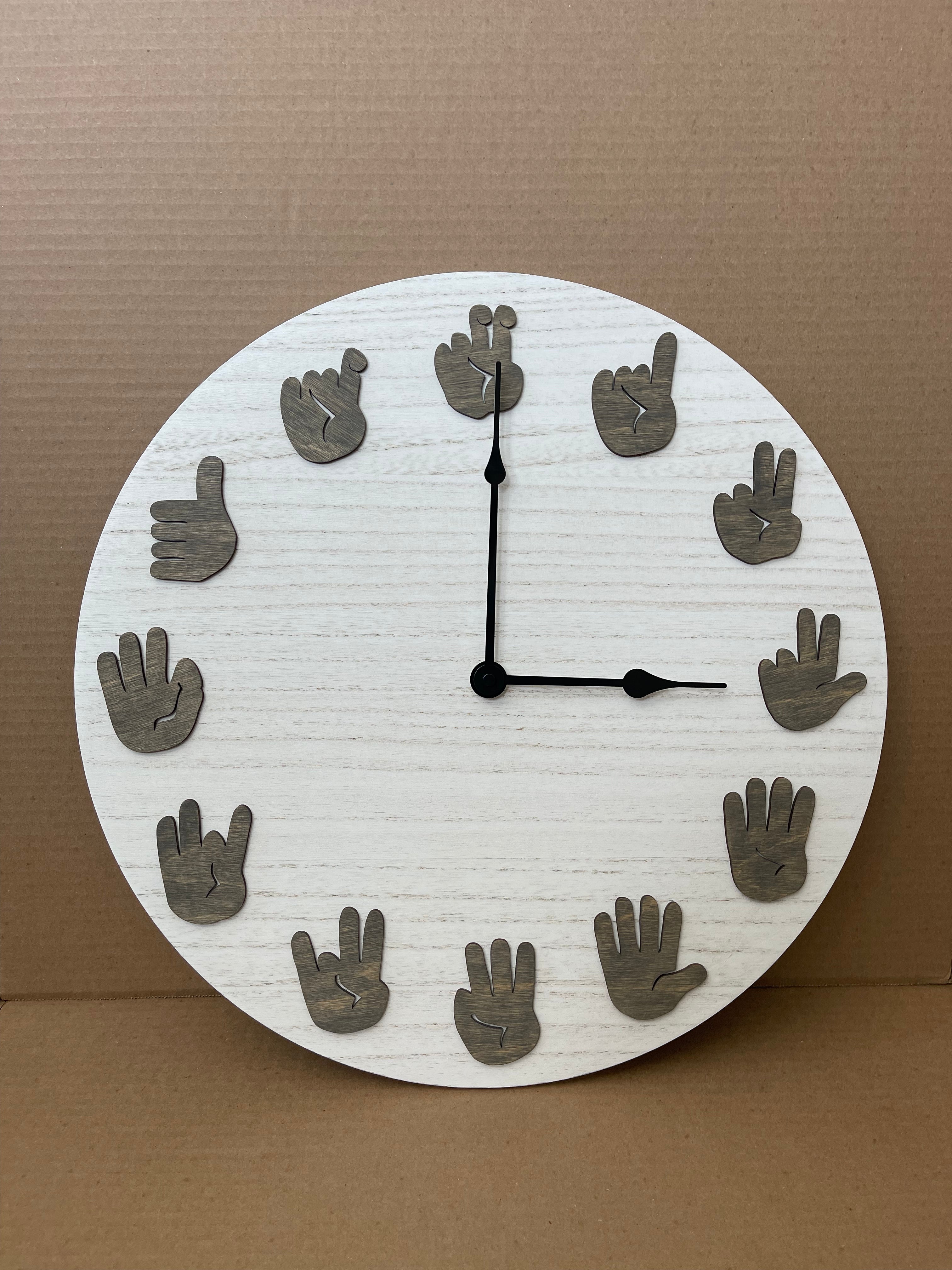 ASL Clock - Barrel Brown with Traditional movements