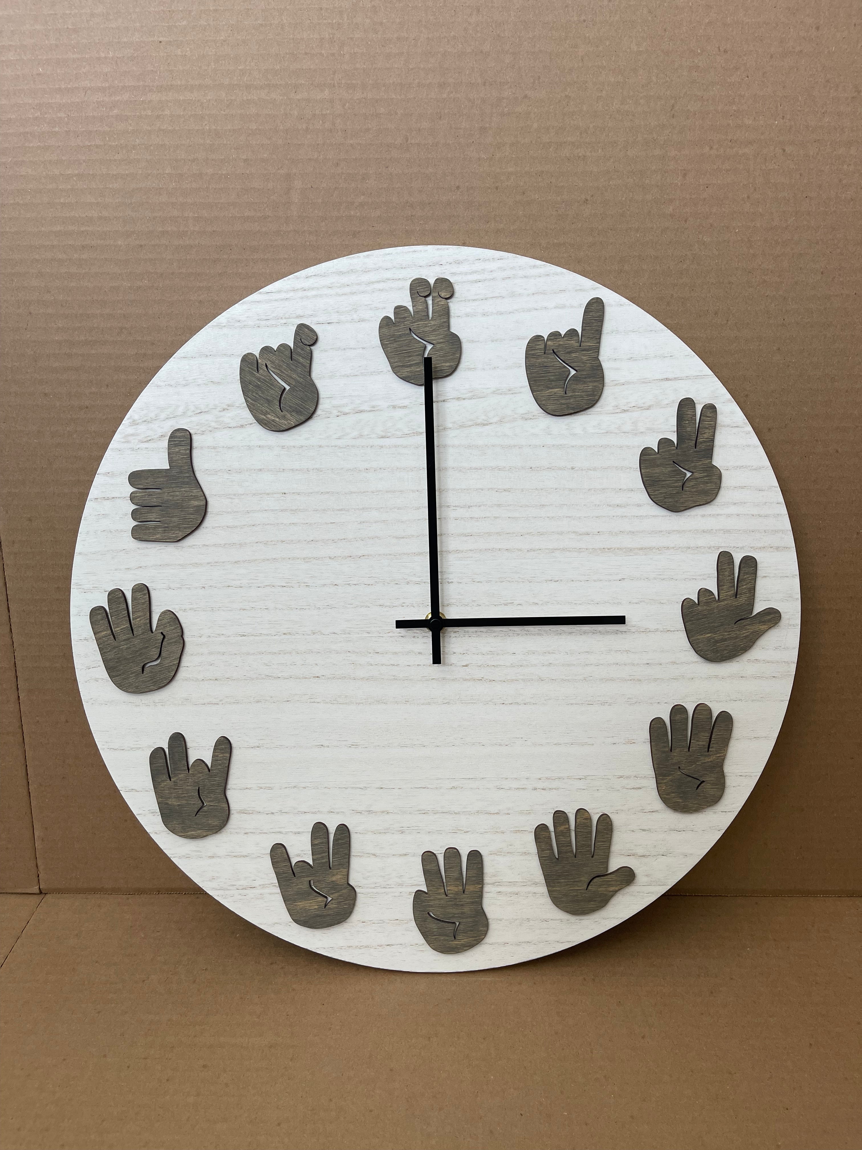 ASL Clock - Barrel Brown with Modern movements