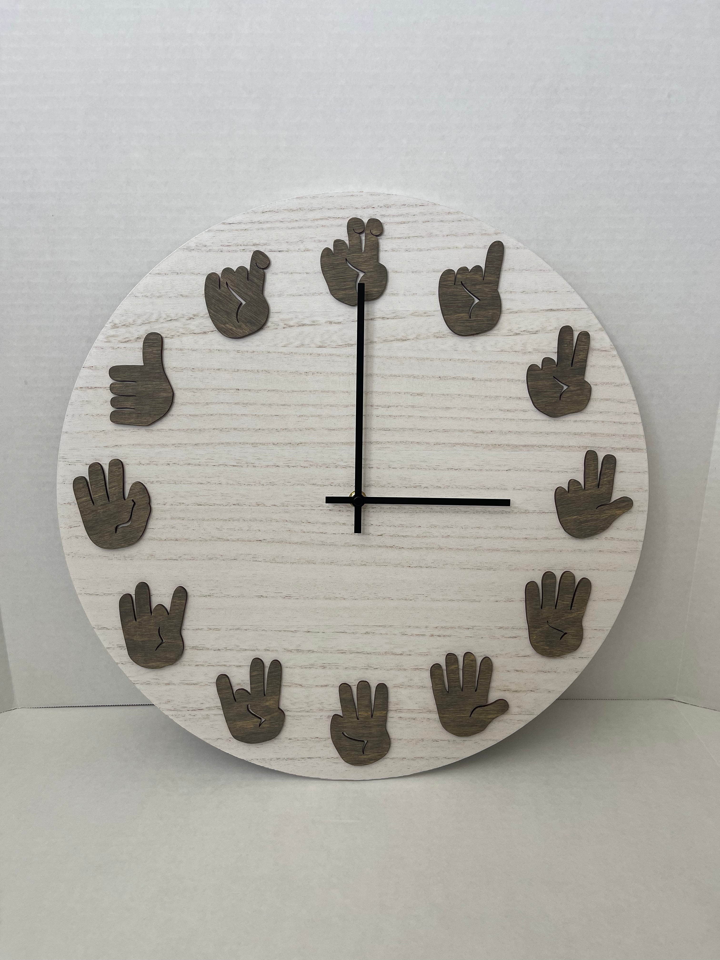ASL Clock - Barrel Brown with Modern movements