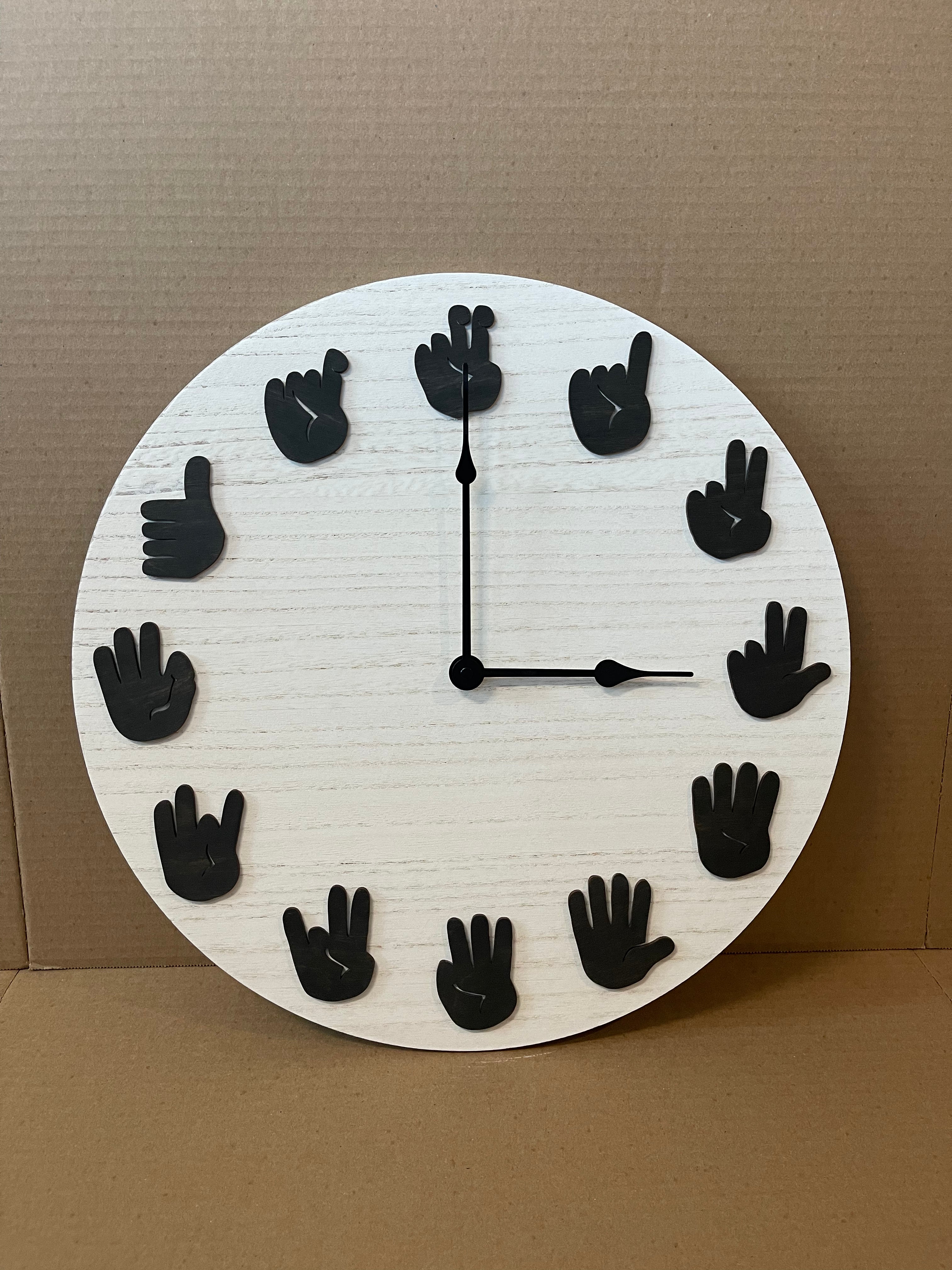 ASL Clock - Ebony Black with Traditional movements