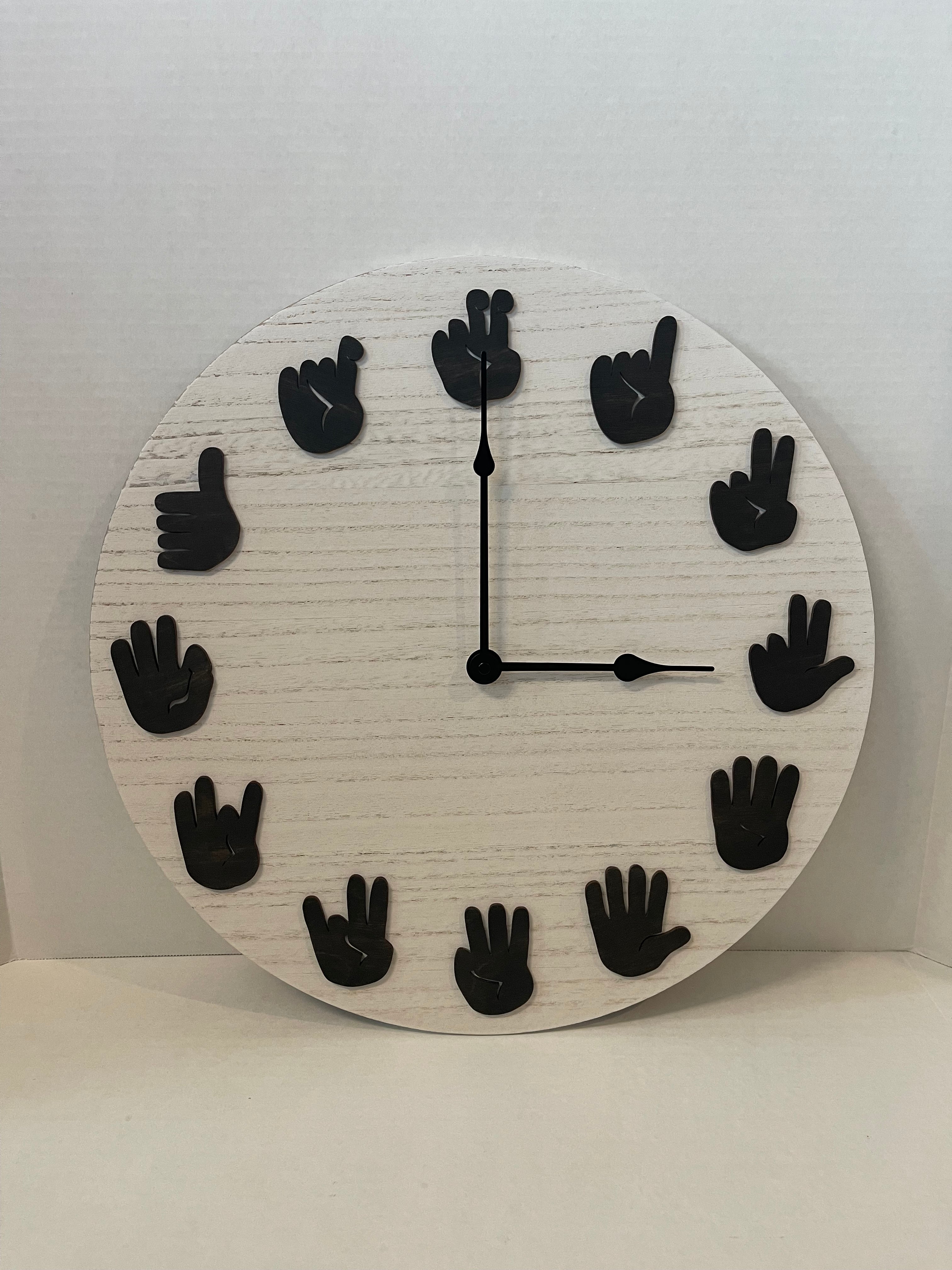 ASL Clock - Ebony Black with Traditional movements